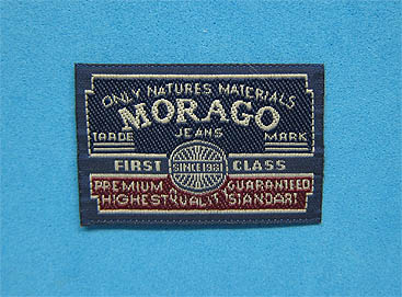 Bügelmotiv Label Morago Jeans